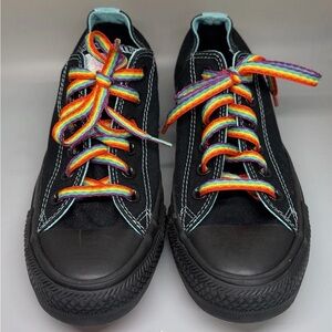 Converse Pride rainbow low top sneakers rare women’s size 7.5 🏳️‍🌈🏳️‍⚧️